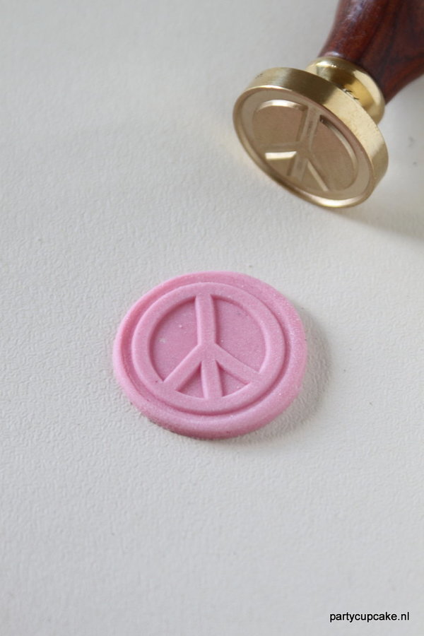 Peace sign stamp